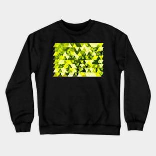Geometric Nature Pattern - Mangrove Leaves Crewneck Sweatshirt